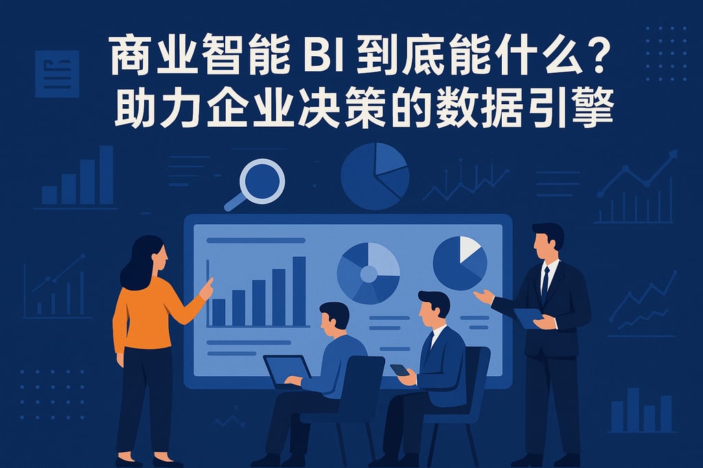 商业智能BI到底能做什么？助力企业决策的数据引擎"